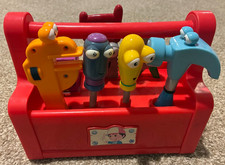 Pratica cassetta degli attrezzi Manny per cantare e ballare - completa e testata - RARA 2007 Disney!