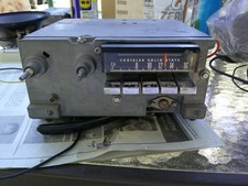 1970-71 Challenger Barracuda Nice Clean Original Am Radio Workingneeds Bezel