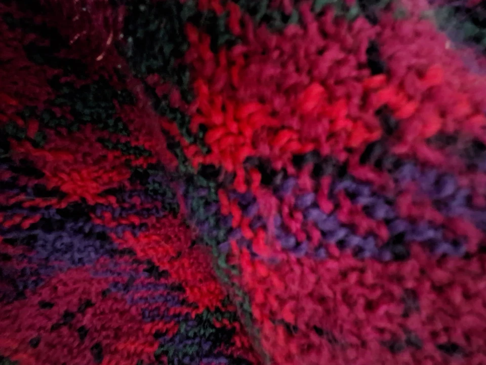 Suéter Irlandés Cárdigan Capa Chal Tejido Poncho Bufanda Cuadros Boyne Valley Weavers Foto 4 de 4