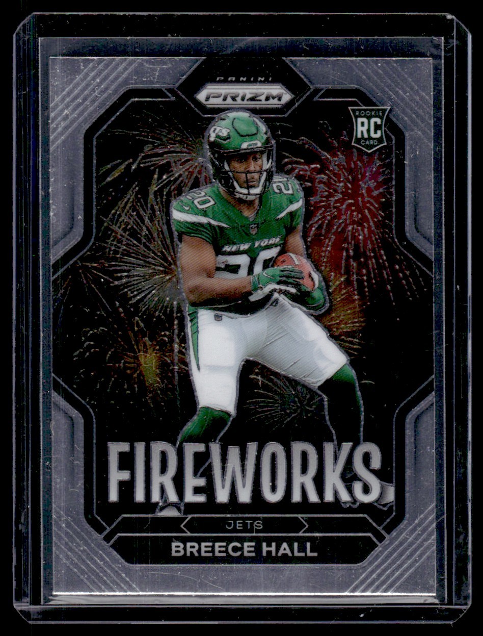 2022 Panini Prizm Fireworks Breece Hall Rookie New York Jets #F-24