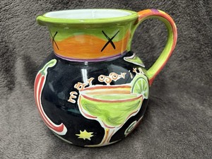 Certified International Jennifer Brinley Margarita & Chili Pepper Pitcher Jug