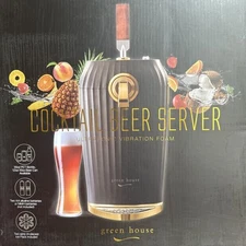 GREEN HOUSE COCKTAIL AND DRAFT BEER DISPENSER - Converts Any Type of Can, Bot...