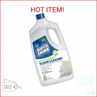 Quick Shine Multi Surface Floor Cleaner 64oz, Ready to Use-Streak Free-No Rinse,