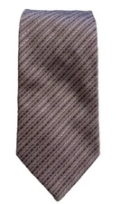 Giorgio Armani Purple White Stripe 3.75” Silk Men’s Tie Italian Necktie Designer