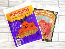 Vintage 90s Halloween Pumpkin Leaf Bags – Pumpkids & Sun Hill Yard Decor Lot