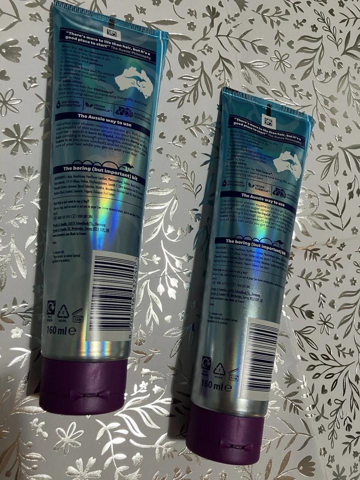 2 X Aussie SOS 100 Hours Hydration Super Serum 2 X 160ml - Image 2 of 3