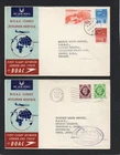 JAPAN GB JAPAN - 1953 - KG VI - B.O.A.C - 2 FIRST FLIGHT COVERS - TOKYO & LONDON