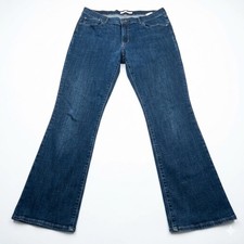 Levi's Women's Medium Classic Boot Jeans 16 W33 L32 Blue Stretch Denim Wash