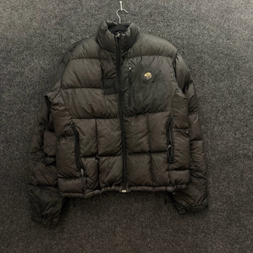 Mountain Hardwear, Mountain Hardwear Sub Zero Down Puffer Jacket Black Mens Medium Vintage Gorpcore