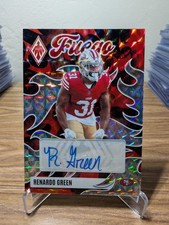 2025 Panini Phoenix - Fuego Signatures Renardo Green #FUS-70 Pyramids /99 Auto