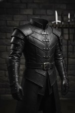 Medieval leather full set Handmade Armor Medieval Renaissance SCA LARP