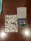 Spider Man Sega Game Gear 1992 w/ Manual & Plastic Case Untested Video Game