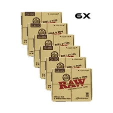 RAW Classic Masterpiece - King Size Slim - 6 Booklets