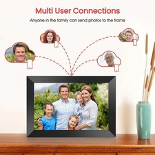 10.1" Smart WiFi Digital Photo Frame 32GB HD IPS Touchscreen Picture Album Gift