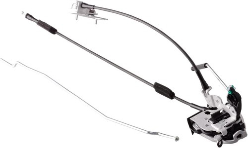 Door latch assembly w/cable Rod compatible for Ford E150 Side Hinged - Foto 6 di 6