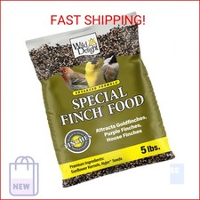 Wild Delight Advanced Formula Special Finch Food, Wild Bird Seed Mix, 5lbs