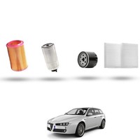 Hoffcar Set Service FüR Alfa Romeo 156 (932) 2.4 JTD 20V 129Kw Von 2003 -2006
