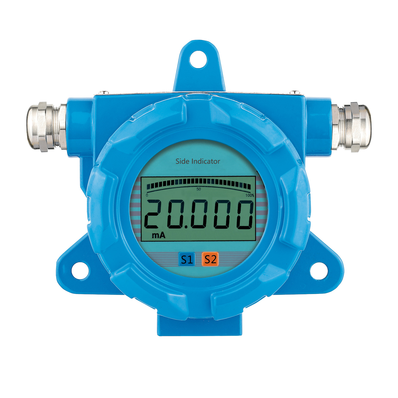 SS Housing 80G Industrial Radar Liquid Level Sensor Transmitter w/CE , FCC & SIL