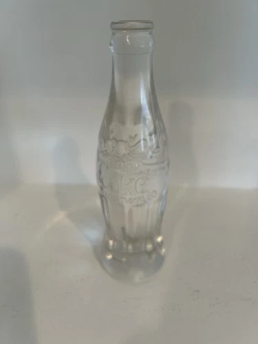 Vintage Solid Lead Crystal Coca-Cola Bottle Sculpture; 8”; See Pictures!