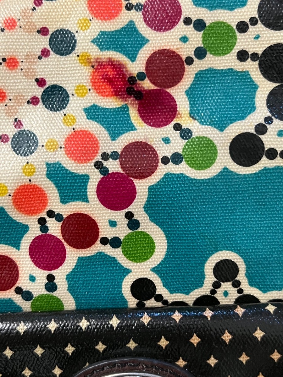 Fossil Key per multicolor mosaic purse View 2