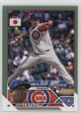 2023 Topps Japan Edition Jade Green /75 Javier Assad #71 Rookie RC 0tk7