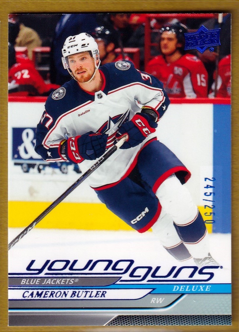 2024-25 Upper Deck Young Guns Deluxe #455 Cameron Butler RC /250