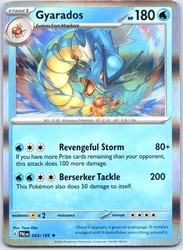Gyarados 043/193 Paldea Evolved Holo Rare