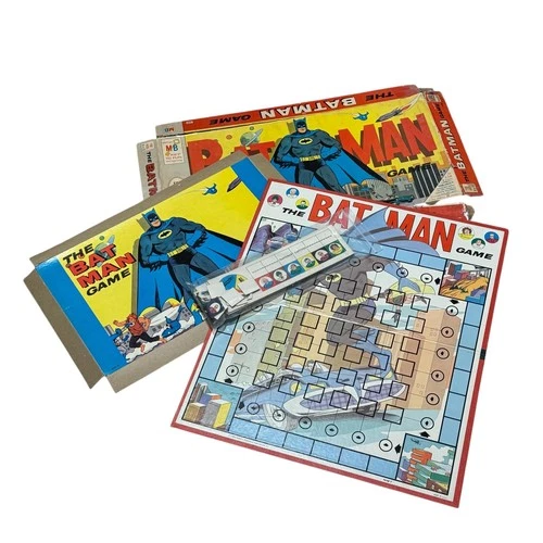 Vintage 1966 The Batman Game Board Game Milton Bradley DC Comics USA 4648