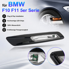 2x Seitenblinker Schwarz Blinkerleuchte F�r BMW 5er F10/F11 10-13 63137154167
