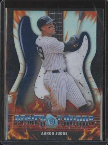 2026 Bowman Chrome AARON JUDGE Power Chords Insert Refractor Yankees JA328