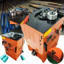 1-1/4"(32mm)Steel Bar Bending and Cutting Machine Rebar Cutter Bender W/3*Foot