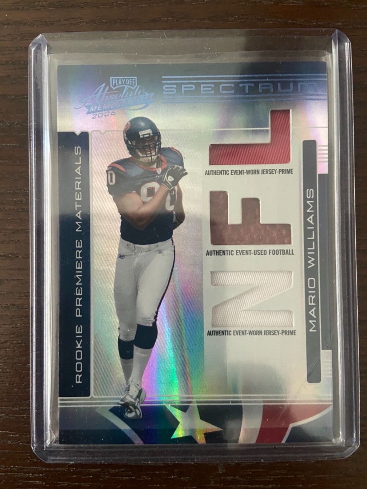 Mario Williams Playoff Absolute Memorabilia Rookie Premiere Materials Autographed #255 Base
