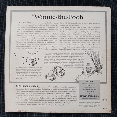 Maurice Evans Reads A. A. Milne – Winnie-The-Pooh (POS 1032) - Picture 2 of 4