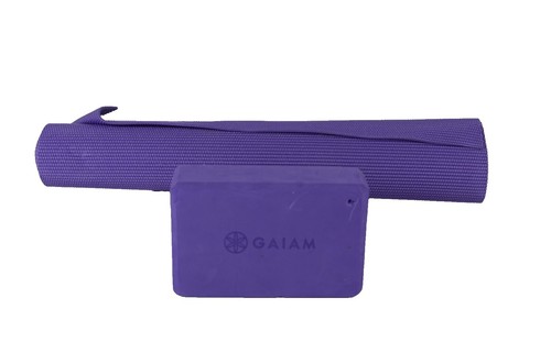 Set Yoga Gaiam Essentials: 2 Blocchi In Schiuma + Cinghia Regolabile – Ideale Per Principianti Ed Esperti