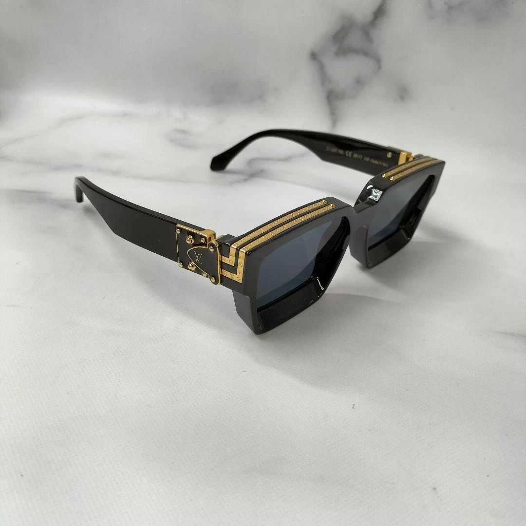 Louis Vuitton, Accessories, With Box Louis Vuitton Millionaire Black And  Gold Sunglasses