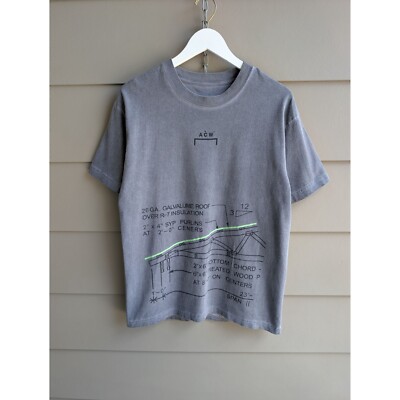 A Cold Wall ARCHITECTURAL RENDER T-SHIRT Size M