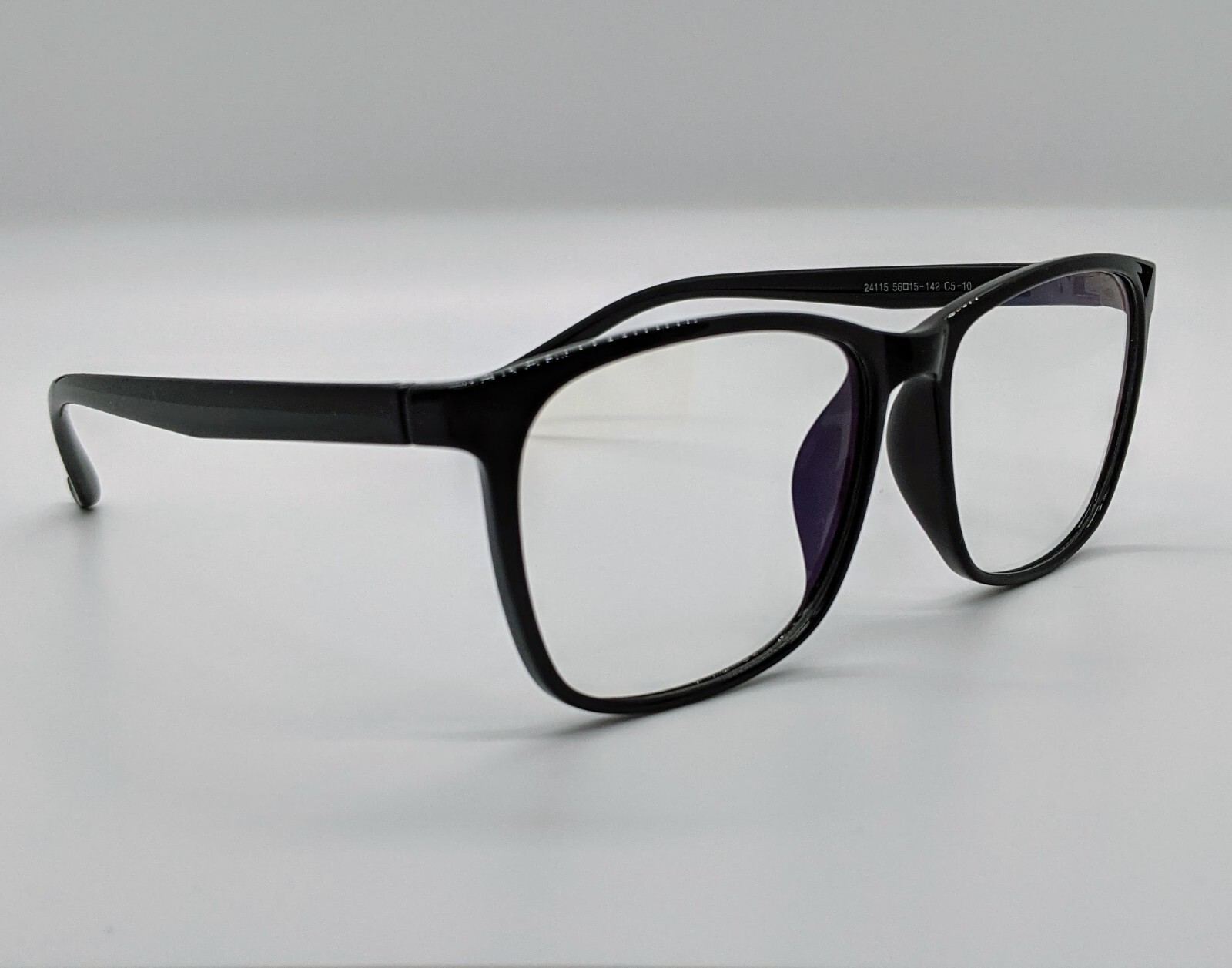 Blue Light Glasses Computer Gaming Eye Strain  plastic square frame-image