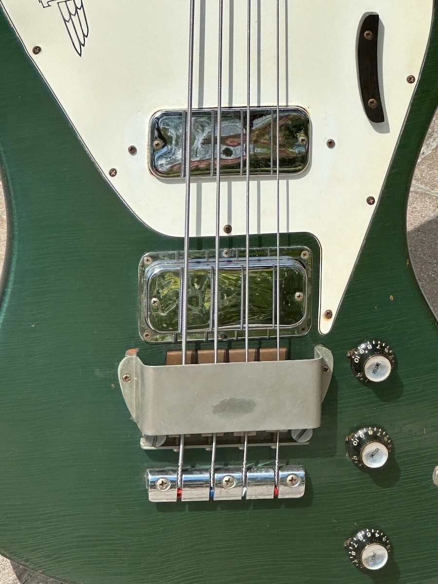 ベース Gibson Thunderbird Gibson Thunderbird IV Solid Body Electric Bass Guitar (1964
