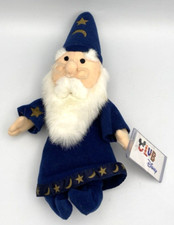 Club Disney Merlin Wizard Beanie Bean Bag Plush 8" Vintage NWT