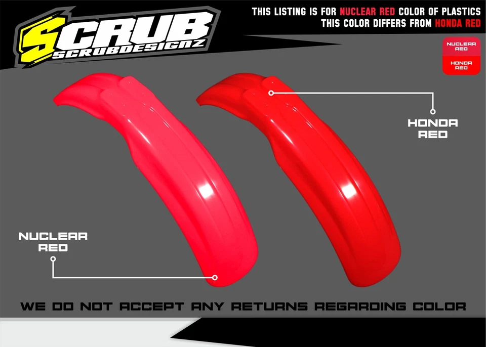 Honda CR 125R 1995-1997 CR 250R 1995-1996 Motocross Plastic Body Kit - Imagem 2 de 4