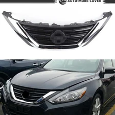 Front Bumper Upper Grill Grille Assembly Fit For 2016 2017 2018 Nissan Altima