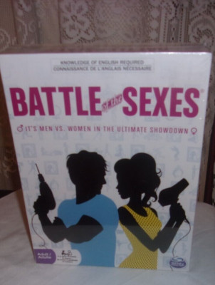 Battle of The Sexes Board Game  Spin Master NEW In Sealed Original Package