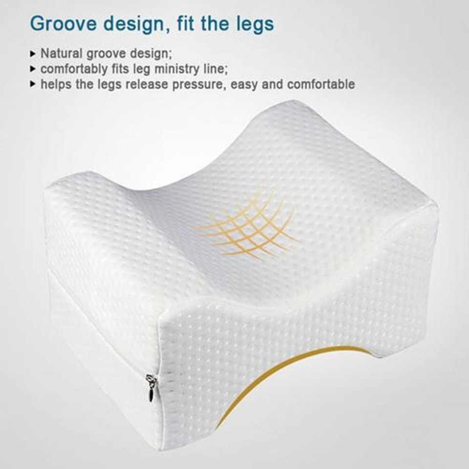 Knee Pillowcase for Side Sleepers Orthopedic Leg Pillow for Pregnancy