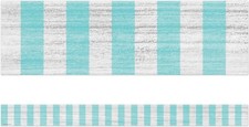 Teacher Created Resources Vintage Blue Stripes Straight Border Trim 8702 