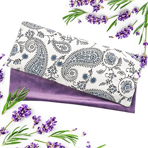 Eye Pillow with Extra Cover Yoga Meditation Accessories Lavender Aromatherapy 