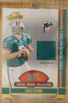 2008 Playoff Absolute Memorabilia NFL Jersey Collection Chad Henne