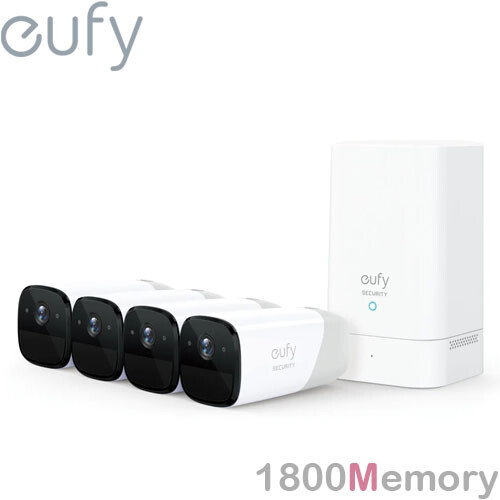 eufy Security eufyCam Cam 2 Pro 2K Wireless Home Security Camera HomeBase IP67 - Picture 1 of 8