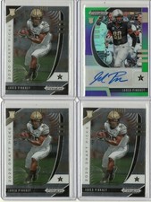 2020 FOOTBALL CARD LOT OF (4) JARED PINKNEY RC PRIZM DRAFT PICK AUTO 162/199 +3