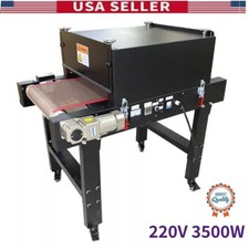 3500W Small T-Shirt Conveyor Tunnel Dryer 3.9ft. x 18.5" Belt for Screen 220V