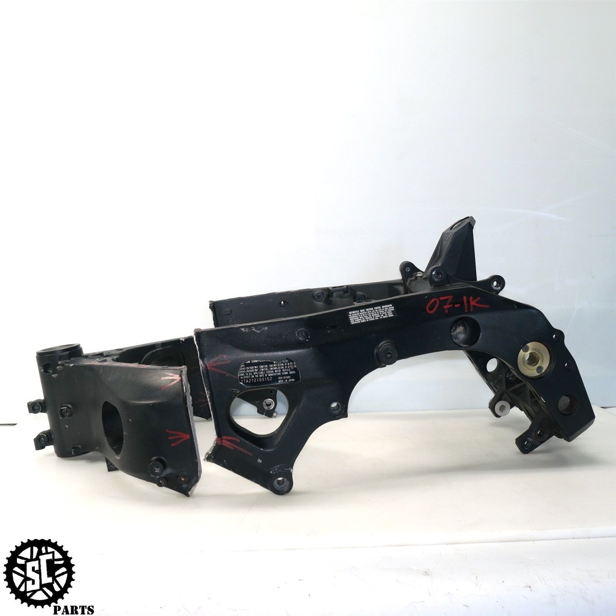 07 08 SUZUKI GSXR 1000 FRAME CHASSIS *S* | eBay